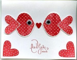 What Do I Say to My Child About His Learning Differences? 1 Valentine's Day card craft with a heart