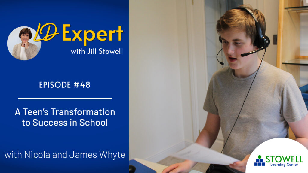 Stowell Podcast EPISODE 48 James and Nicola Whyte - A Teen's Transformation to Success in School