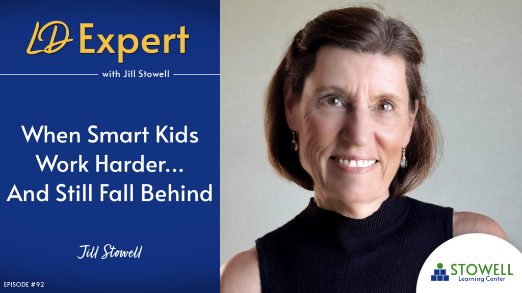 When Smart Kids Work Harder – And Still Fall Behind - Jill Stowell