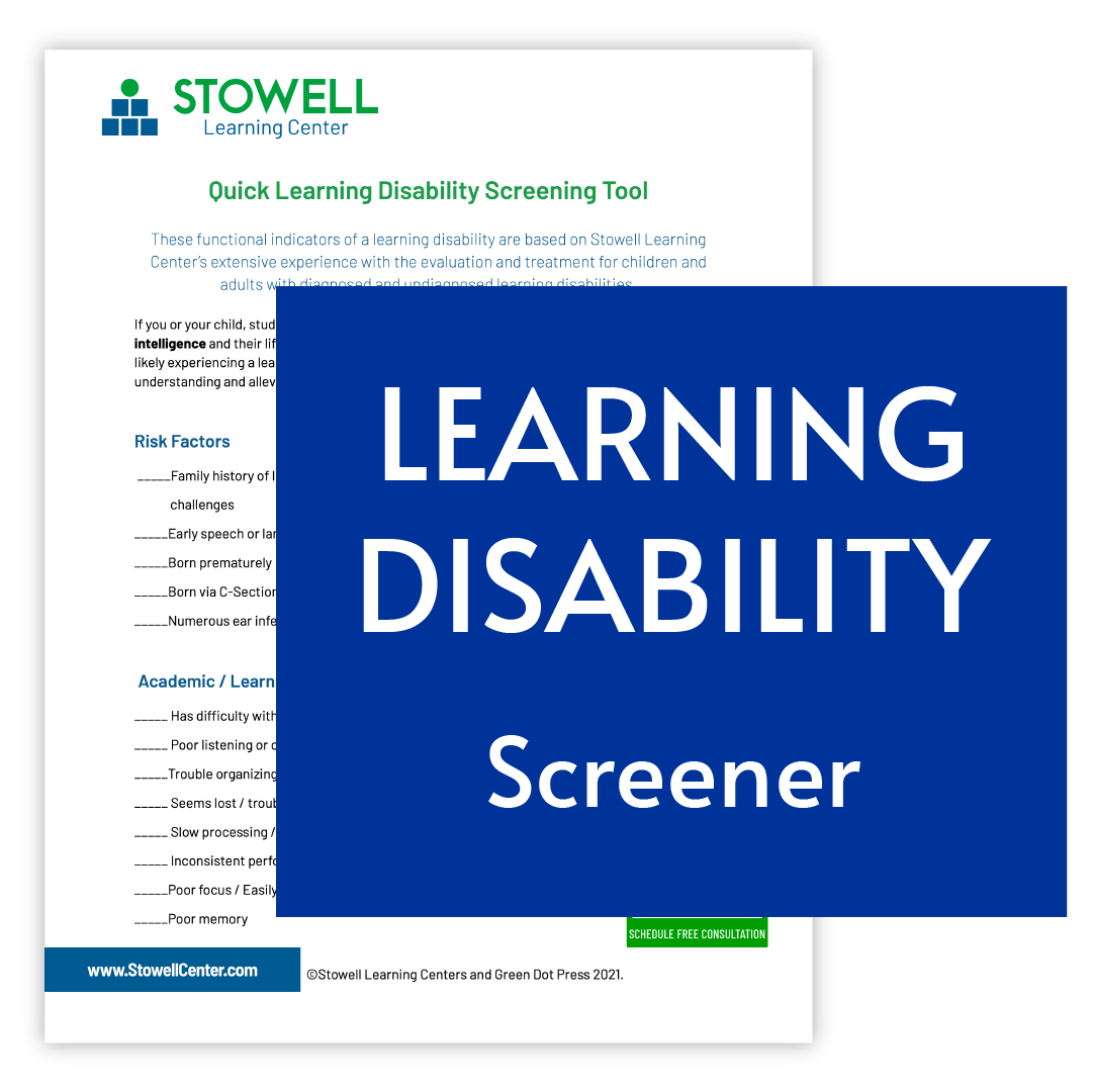 Quick Learning Disability Screener