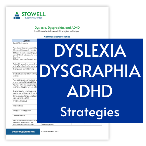 Dyslexia, Dysgraphia, and ADHD Strategies