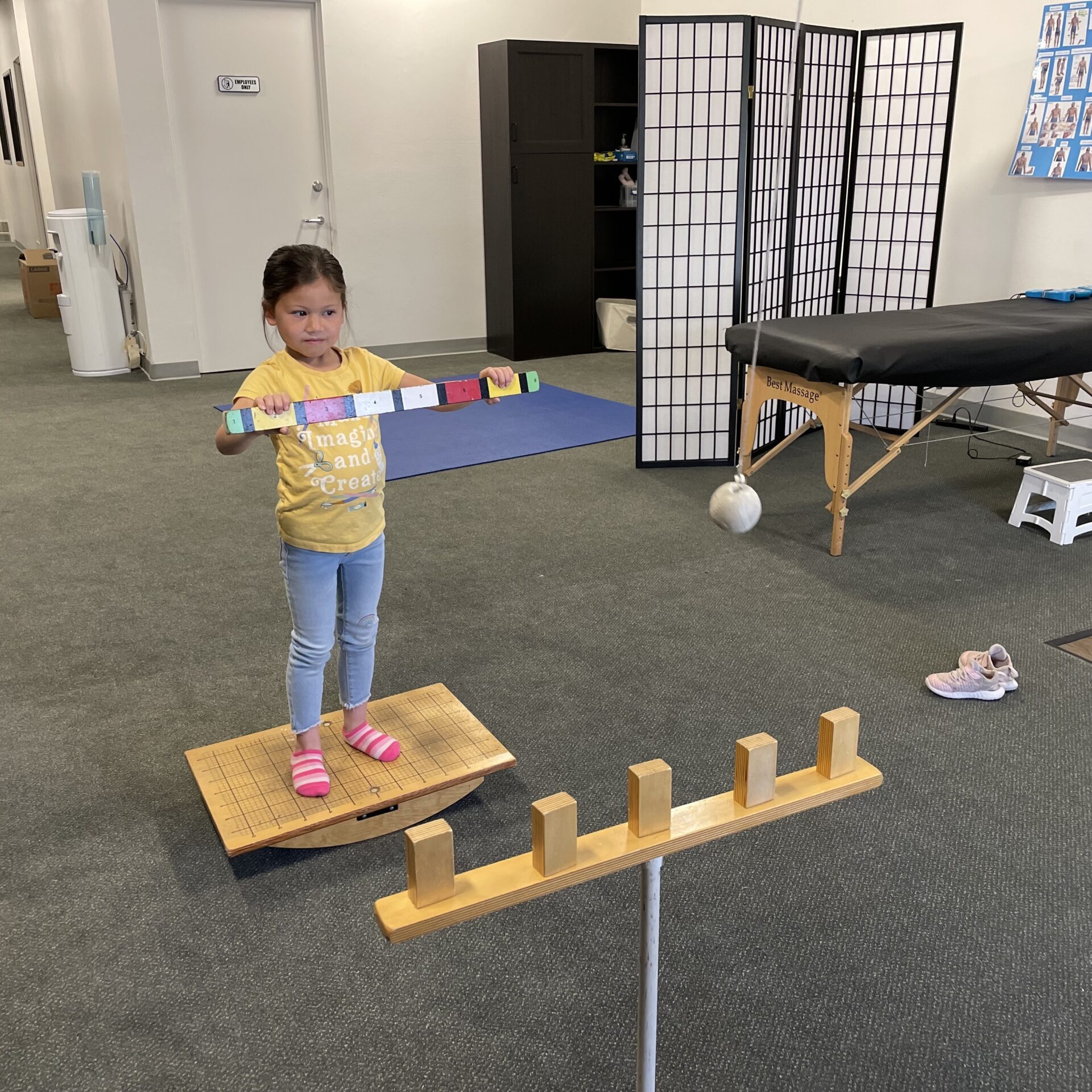 student balancing activity in Irvine