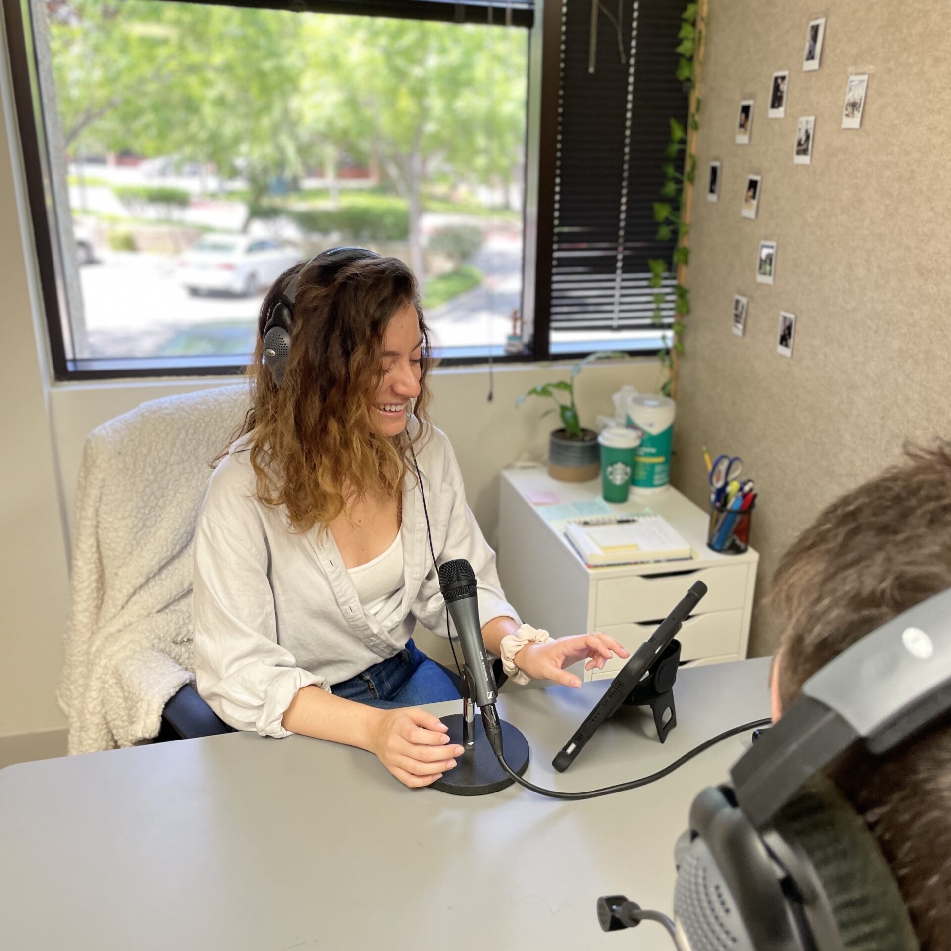 Thousand Oaks clinician speaking into a microphone